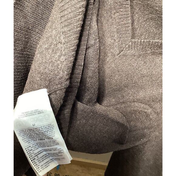 Banana Republic Women's Sweater Size L Brown Merino Extra Fine Wool Pullover - Picture 4 of 4